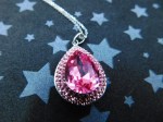 pink pendant italy stone